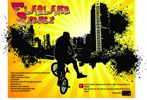 Flyer Flatland Sydney Monthly Jam